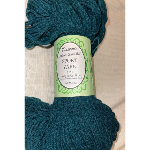 1 Skein Discontinued Vintage Dexter's Orlon Sayelle Worsted Wt. Sport Yarn - Picture 1 of 5
